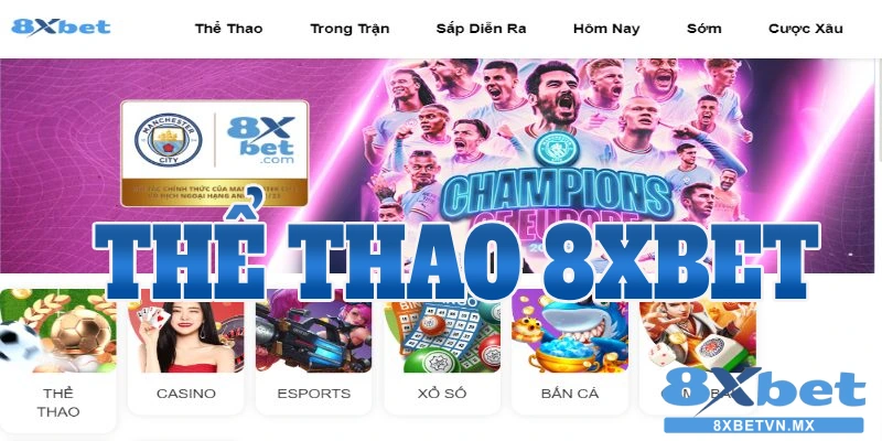 the thao 8xbet anh dai dien